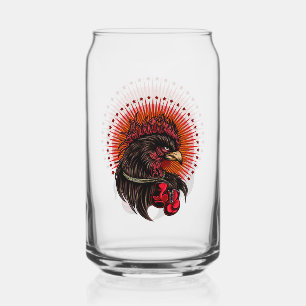 Vaso Con Forma De Lata Rooster de boxeo
