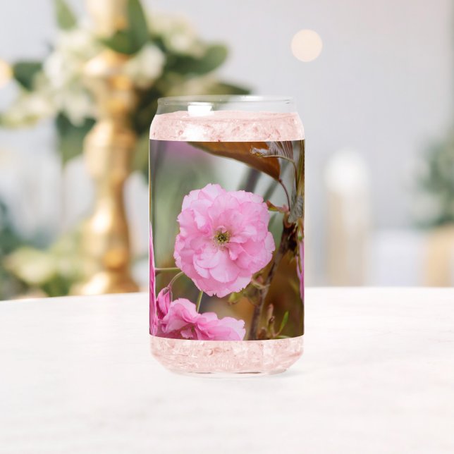 Vaso Con Forma De Lata Rosado Rosa  (Insitu (Boda))