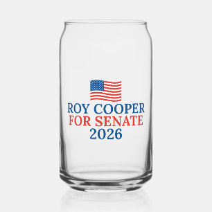 Vaso Con Forma De Lata Roy Cooper al Senado Elección 2026