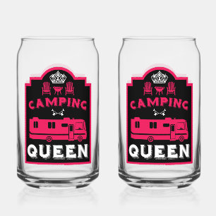 Vaso Con Forma De Lata RV Camping Queen USA