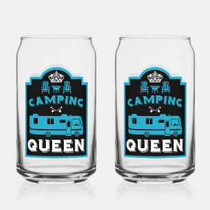 Vaso Con Forma De Lata RV Camping Queen USA