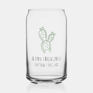 Vaso Con Forma De Lata Sage Pricky Pear Cactus Bachelorette Party Favor