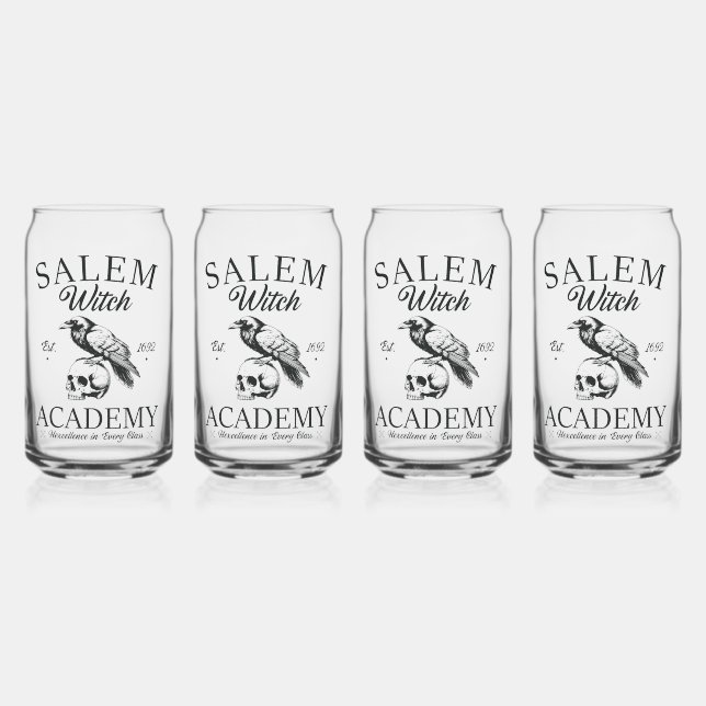 Vaso Con Forma De Lata Salem Witch Academy (Anverso)