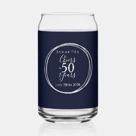 Vaso Con Forma De Lata Saludos a 50 años Fiesta de plata de la marina de 