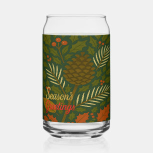 Vaso Con Forma De Lata Saludos de otoño e invierno a mediados del siglo