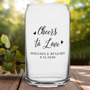 Vaso Con Forma De Lata Saludos Para Amar El Moderno Y Elegante Favor De L