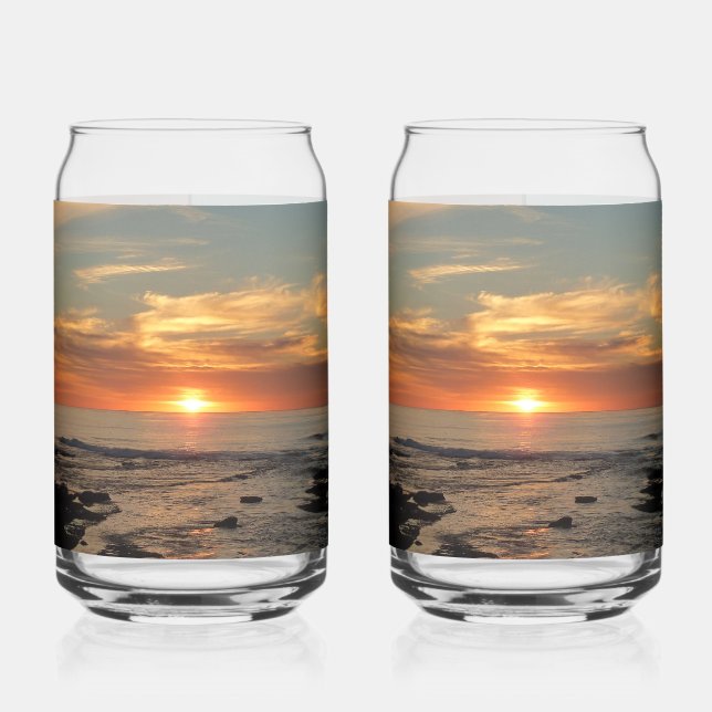 Vaso Con Forma De Lata San Diego Sunset II (Izquierda)
