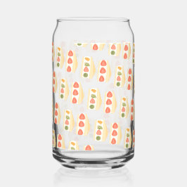 Vaso Con Forma De Lata Sándwiches De Frutas Y Postres De Crema