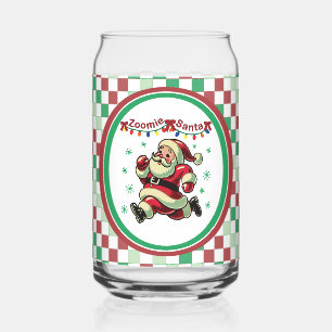 Vaso Con Forma De Lata Santa Zoomie Navidad
