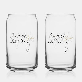 Vaso Con Forma De Lata Sassy Soiree Glass