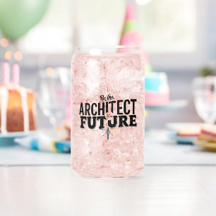Vaso Con Forma De Lata Sé el Arquitecto de tu Futuro