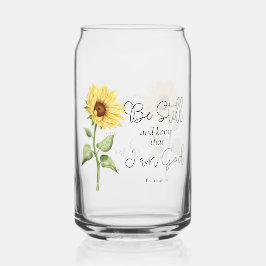 Vaso Con Forma De Lata Sé y sé que soy Dios Girasol