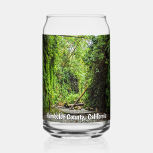 Vaso Con Forma De Lata Sendero del arroyo del cañón de helechos boscoso