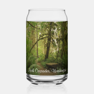 Vaso Con Forma De Lata Sendero Pacífico del Bosque Verde Washington