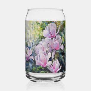 Vaso Con Forma De Lata Serenidad de Magnolia - Arte floral de Lukian