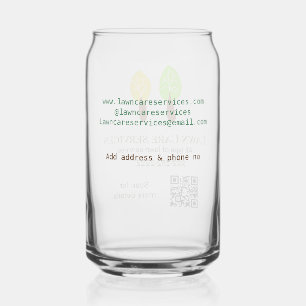 Vaso Con Forma De Lata servicios de cuidado de césped añadir nombre códig