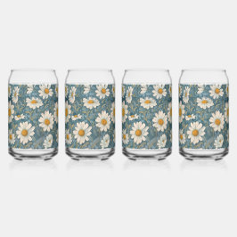 Vaso Con Forma De Lata Shasta Daisy
