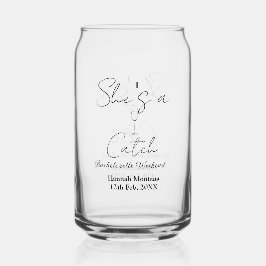 Vaso Con Forma De Lata She's a catch champagne bottle bachelorette weeken