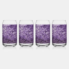 Vaso Con Forma De Lata Shine Shine Purple Star arte de IA