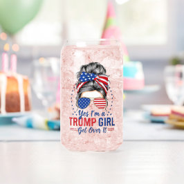 Vaso Con Forma De Lata Sí, yo soy un Chica de Trump que lo supere