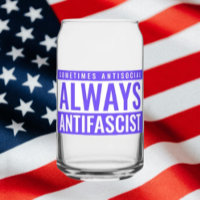 Siempre El Vidrio Antifascista - Azul transparente