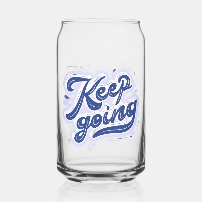 Vaso Con Forma De Lata Sigue Adelante (Anverso)