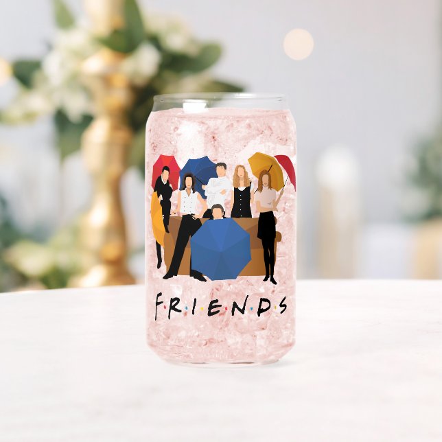Vaso Con Forma De Lata Silueta de caracteres FRIENDS™ (Insitu (Boda))