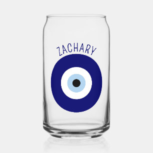 Vaso Con Forma De Lata Símbolo azul malvado Ojo Buena suerte y protección