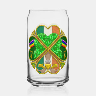Vaso Con Forma De Lata Símbolo del patrimonio del trébol celta de inspira