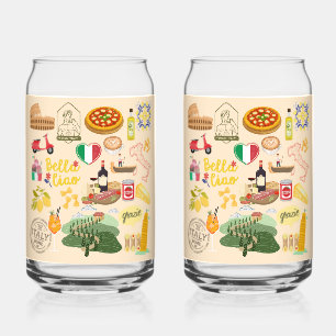 Vaso Con Forma De Lata Símbolos de Italia