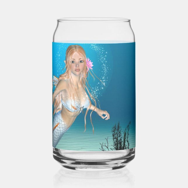 Vaso Con Forma De Lata Sirena Encantadora (Reverso )