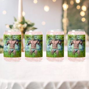 Vaso Con Forma De Lata SlipperyJoe's blanco muscular hombre sexy speedo n