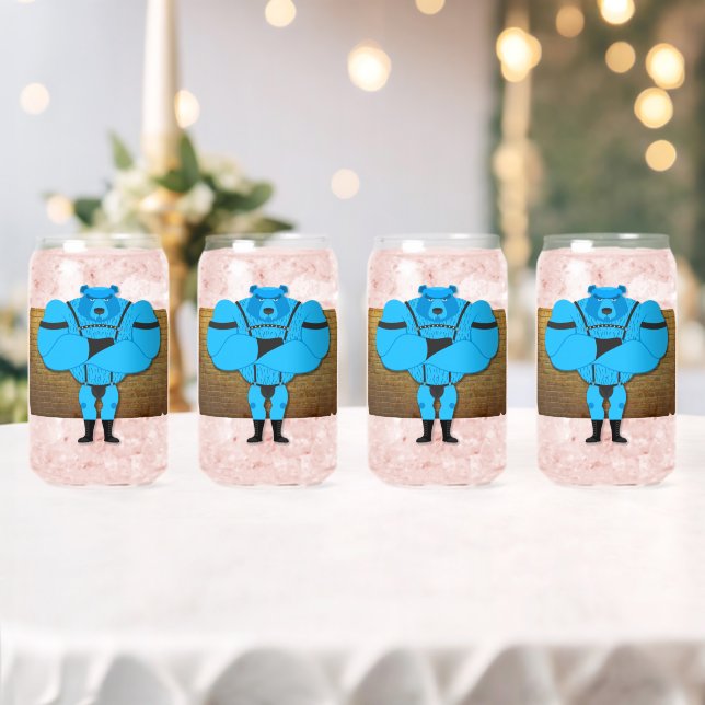 Vaso Con Forma De Lata SlipperyJoe's gay musgo personalizado thong leathe (Insitu (Boda))