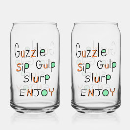 Vaso Con Forma De Lata Slurp Enjoy Glass