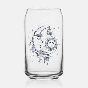 Vaso Con Forma De Lata Sol y Luna