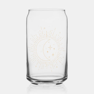 Vaso Con Forma De Lata Sol y Luna