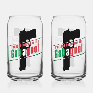 Vaso Con Forma De Lata Sólo Estoy Aquí Por El Gabagool