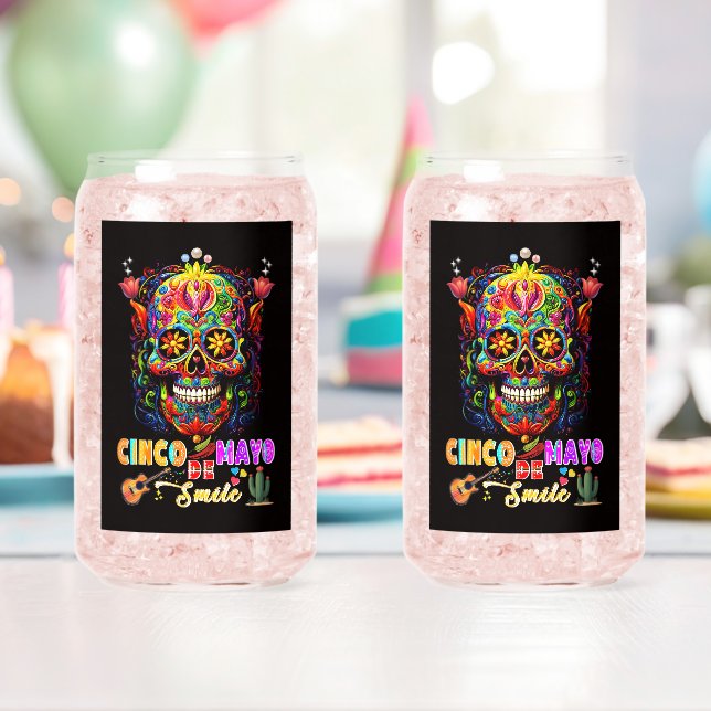 Vaso Con Forma De Lata Sonrisa de Cinco De Mayo (Insitu (Cumpleaños))