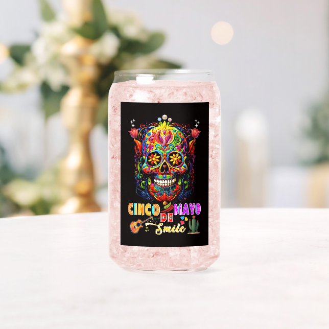 Vaso Con Forma De Lata Sonrisa de Cinco De Mayo (Insitu (Boda))