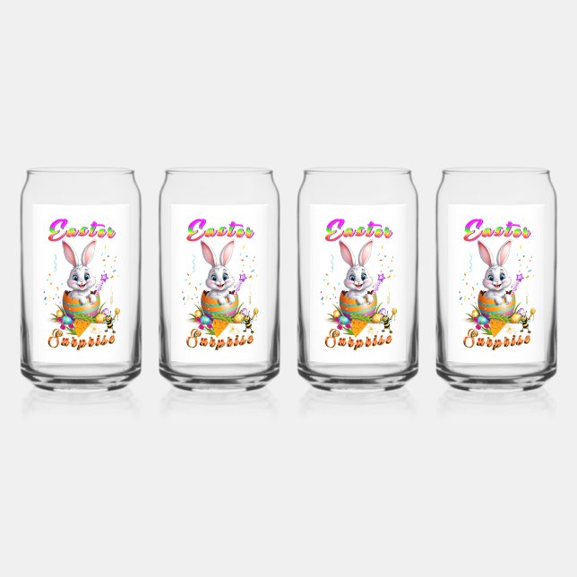 Vaso Con Forma De Lata Sorpresa de Pascua (Anverso)