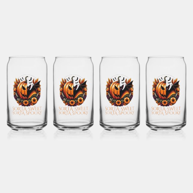 Vaso Con Forma De Lata Sorta Sweet Sorta Spooky (Anverso)