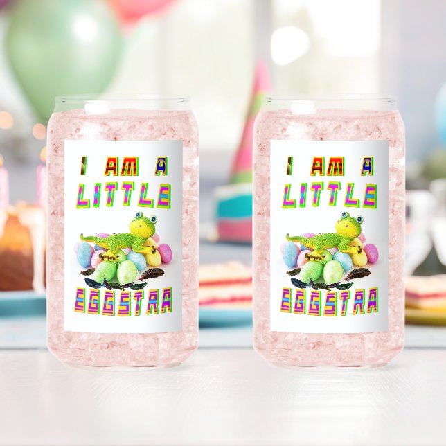 Vaso Con Forma De Lata Soy Un Pequeño Eggstra (Insitu (Cumpleaños))