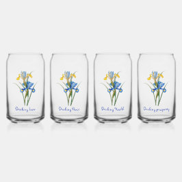 Vaso Con Forma De Lata Spanish iris by Pierre-Joseph Redouté