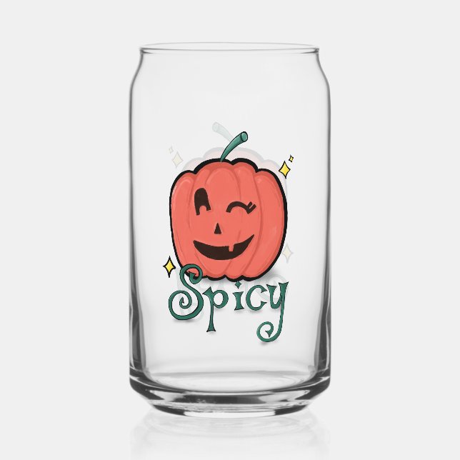 Vaso Con Forma De Lata Spicy Pumpkin Spice (Anverso)
