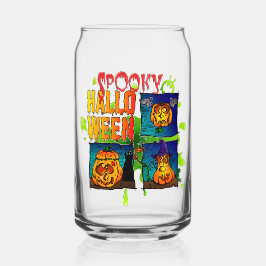 Vaso Con Forma De Lata Spooky Halloween