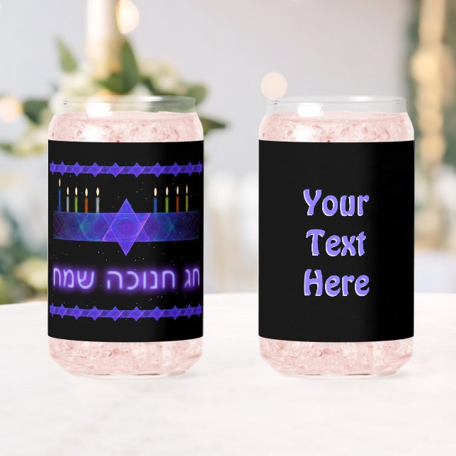 Vaso Con Forma De Lata Star Bar Menorah (Insitu (Boda))