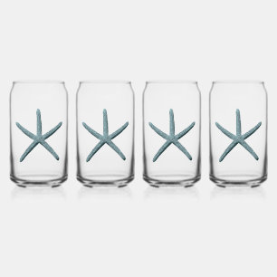 Vaso Con Forma De Lata Starfish Blue Finger