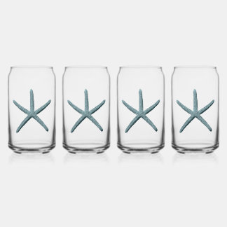 Vaso Con Forma De Lata Starfish Blue Finger
