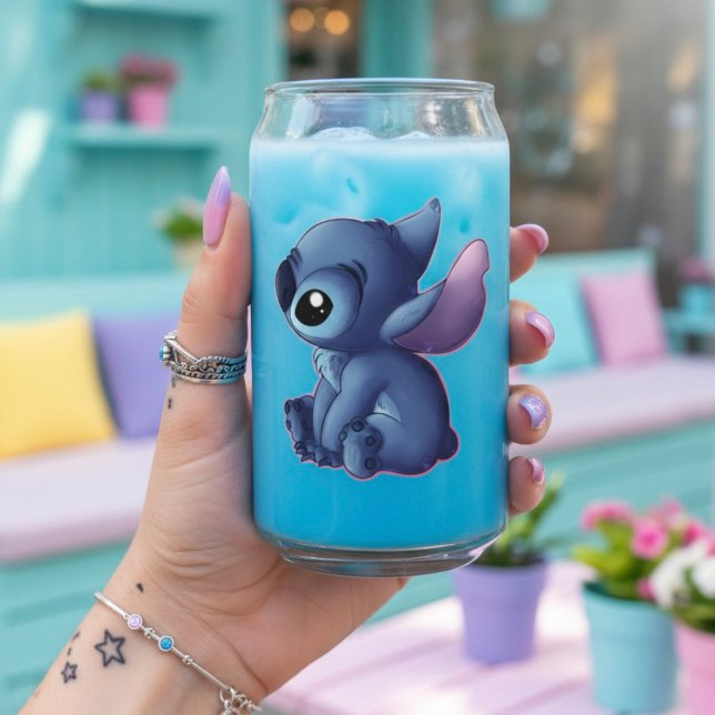 Vaso Con Forma De Lata Stitch Can Glass (Subido por el creador)