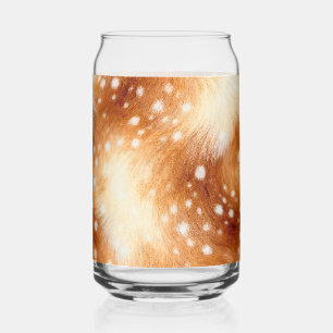 Vaso Con Forma De Lata Suave pelaje de cervatillo bosque de madera